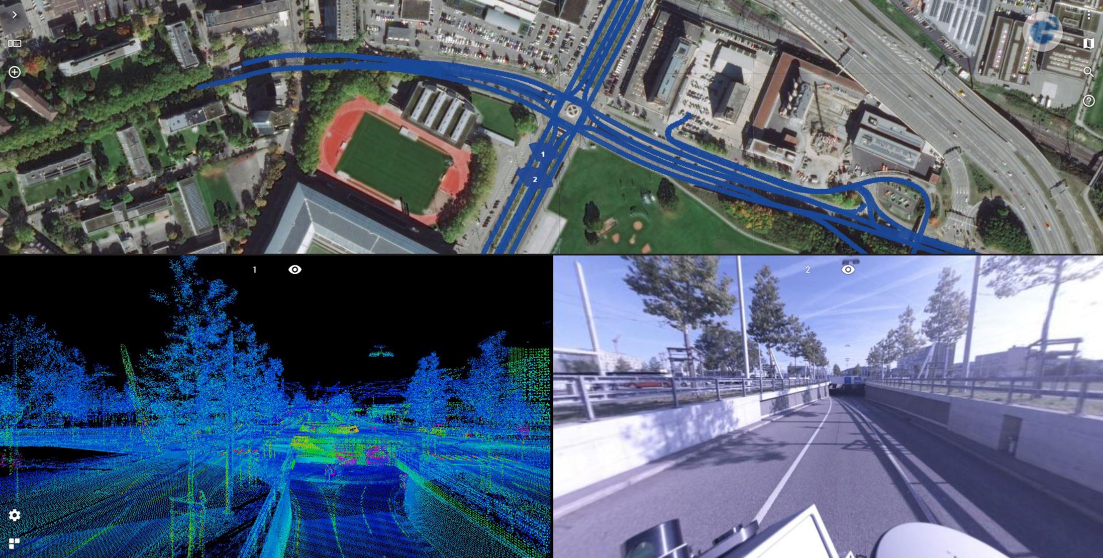 Advanced analyses for departments of transportation using and sharing mobile mapping data
