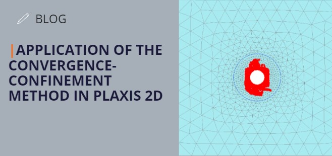 Application of the convergence conffinement method in plaxis 2d