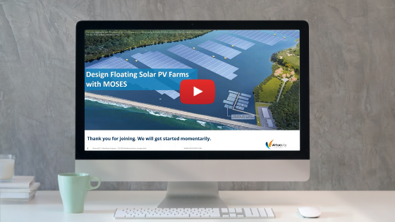 Floating Solar Farm with MOSES